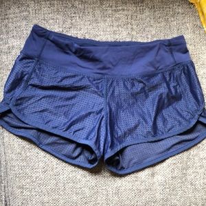 Lululemon Athletica Speed Up Low-Rise Lined Short 2.5” Navy